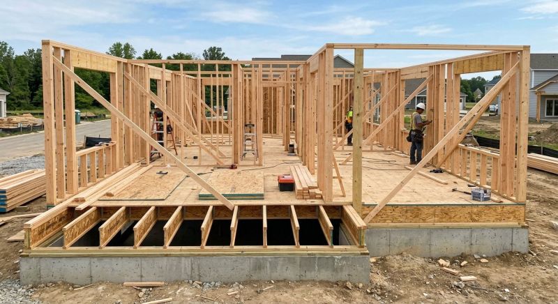 House Framing in Kansas City, KS